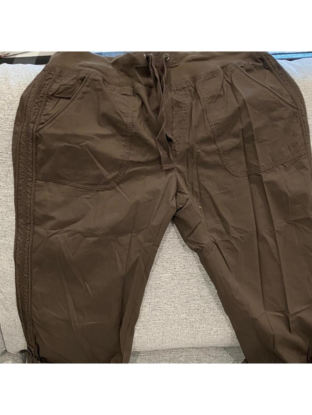 NWT Calvin Klein Cropped Casual Pants with Drawstring #244 - Picture 2 of 13